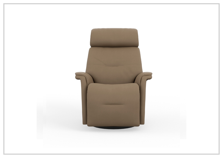 Fjords Rome Leather Power Recliner with Motorized Controls