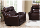 Gio Italia Jaspero Power Reclining Leather 2 Seater Sofa