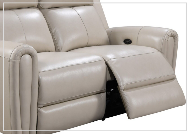 Gio Italia Jaspero Power Reclining Leather 2 Seater Sofa
