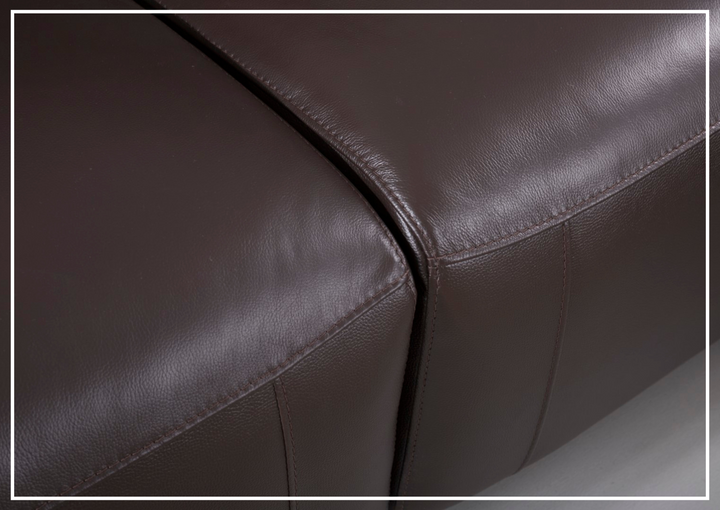 Gio Italia Elara Full-Grain Leather Recliner Sectional-SOFABED