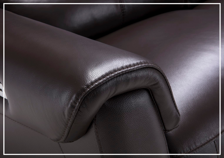 Gio Italia Elara Full-Grain Leather Recliner Sectional-SOFABED