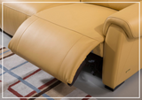 Gio Italia Elara Full-Grain Leather Recliner Sectional-SOFABED