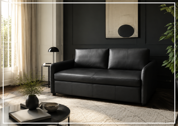 Gio Italia New York Full XL Size Sleeper Sofa with Memory Foam