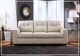 Gio Italia  Salvatore 3-Seater Queen Leather Sofa Sleeper