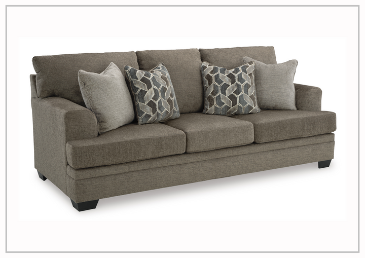 Gio Italia Seabrook 3-Seater Sofa  in Taupe Finishes