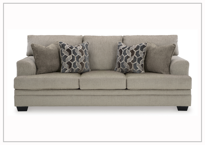 Gio Italia Seabrook 3-Seater Sofa  in Taupe Finishes