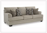 Gio Italia Seabrook 3-Seater Sofa  in Taupe Finishes
