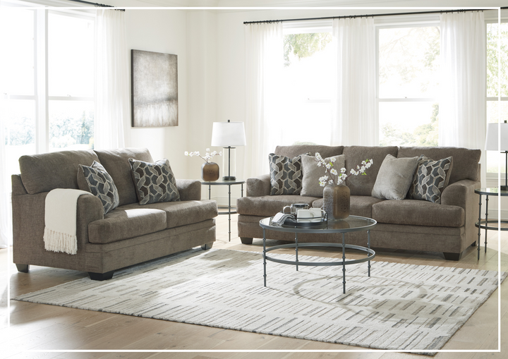 Gio Italia Seabrook 3-Seater Sofa  in Taupe Finishes