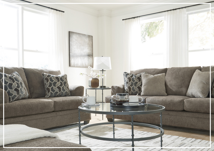 Gio Italia Seabrook 3-Seater Sofa  in Taupe Finishes