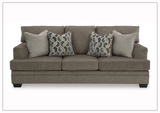 Gio Italia Seabrook 3-Seater Sofa  in Taupe Finishes