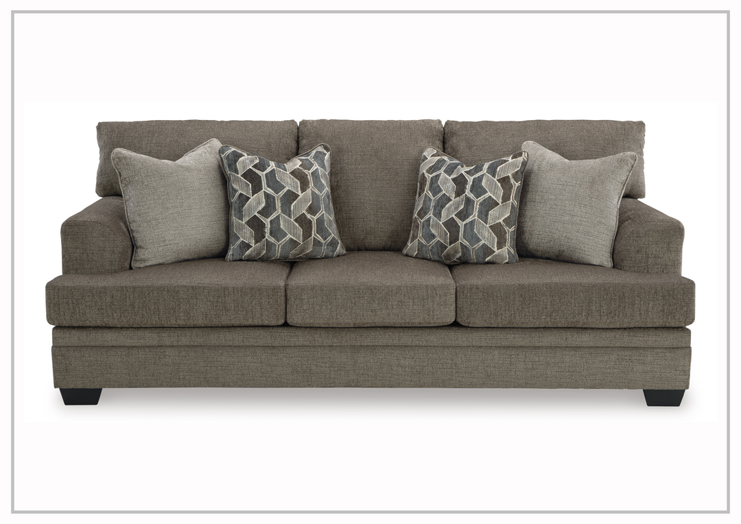 Gio Italia Seabrook 3-Seater Sofa  in Taupe Finishes