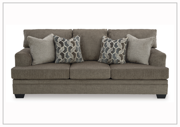 Gio Italia Seabrook 3-Seater Sofa  in Taupe Finishes