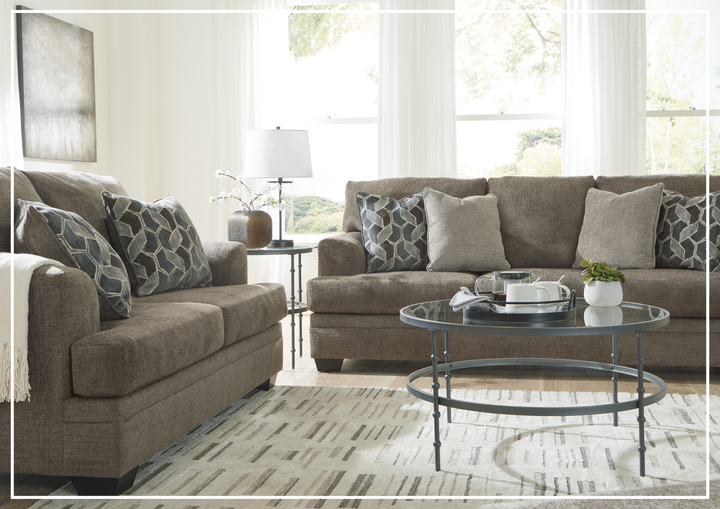Gio Italia Seabrook 3-Seater Sofa  in Taupe Finishes