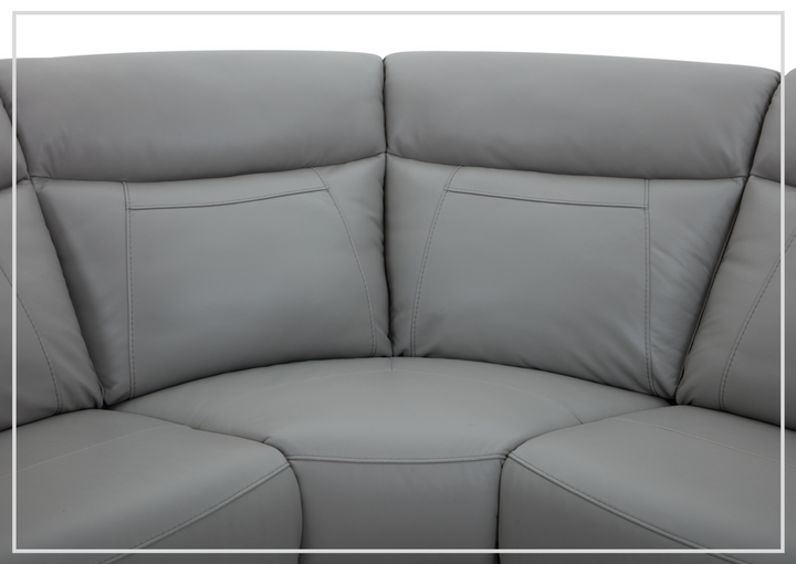 Gio Italia Wyatt 6-Piece Sectional with Power Recliners-SOFABED