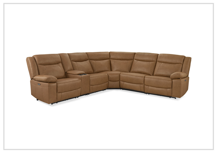 Gio Italia Wyatt 6-Piece Sectional with Power Recliners-SOFABED