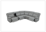 Gio Italia Wyatt 6-Piece Sectional with Power Recliners-SOFABED