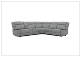 Gio Italia Wyatt 6-Piece Sectional with Power Recliners-SOFABED