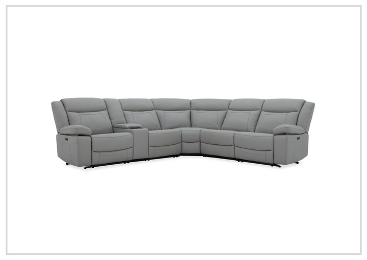 Gio Italia Wyatt 6-Piece Sectional with Power Recliners-SOFABED