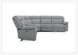 Gio Italia Wyatt 6-Piece Sectional with Power Recliners-SOFABED