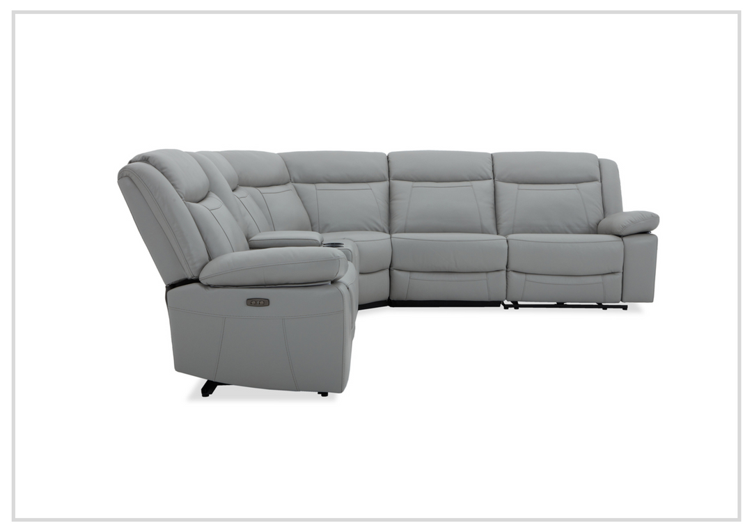 Gio Italia Wyatt 6-Piece Sectional with Power Recliners-SOFABED