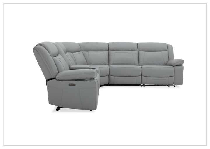 Gio Italia Wyatt 6-Piece Sectional with Power Recliners-SOFABED