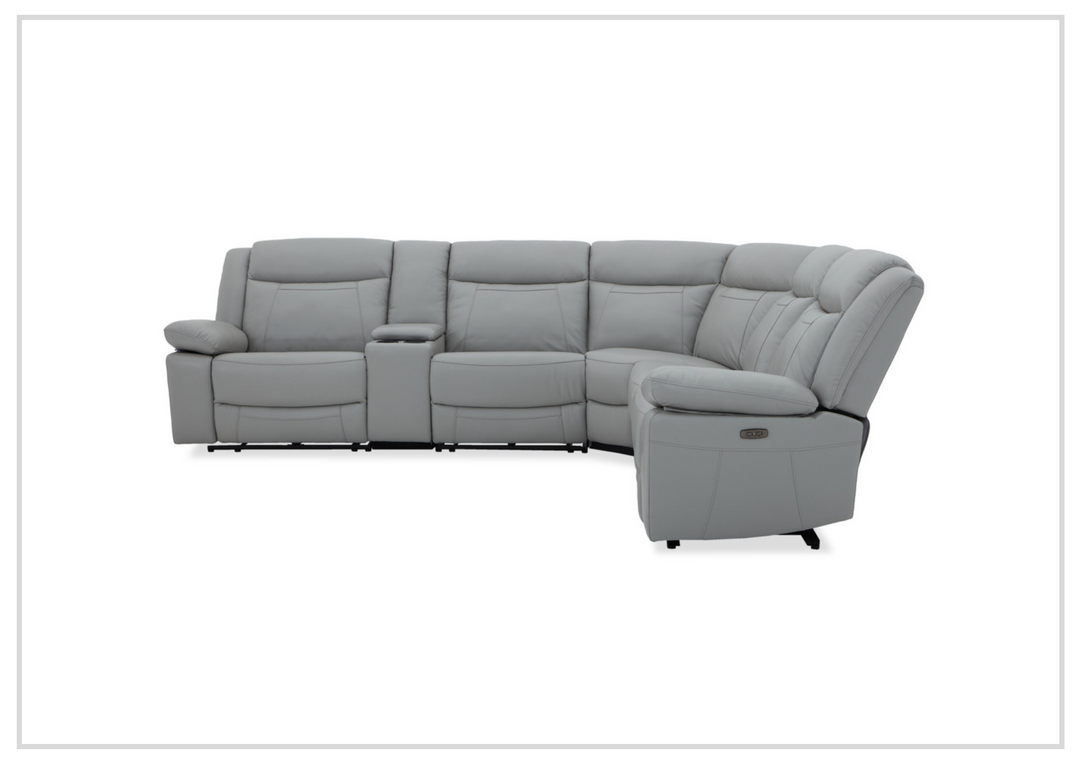 Gio Italia Wyatt 6-Piece Sectional with Power Recliners-SOFABED