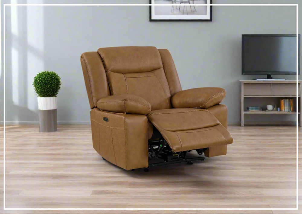 Gio Italia Wyatt Chair with Power Recline in Leather-SOFABED
