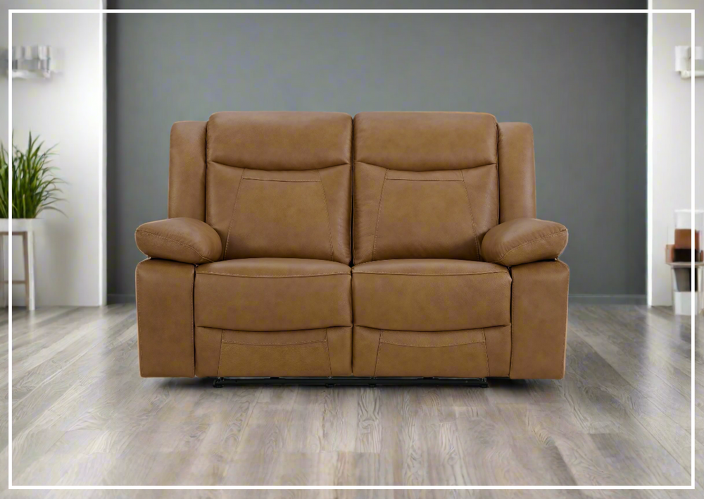 Gio Italia Wyatt Dual Power Leather Recliner Loveseat-SOFABED