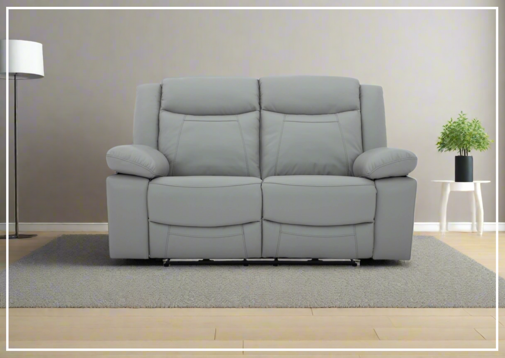 Gio Italia Wyatt Dual Power Leather Recliner Loveseat-SOFABED
