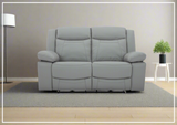Gio Italia Wyatt Dual Power Leather Recliner Loveseat-SOFABED
