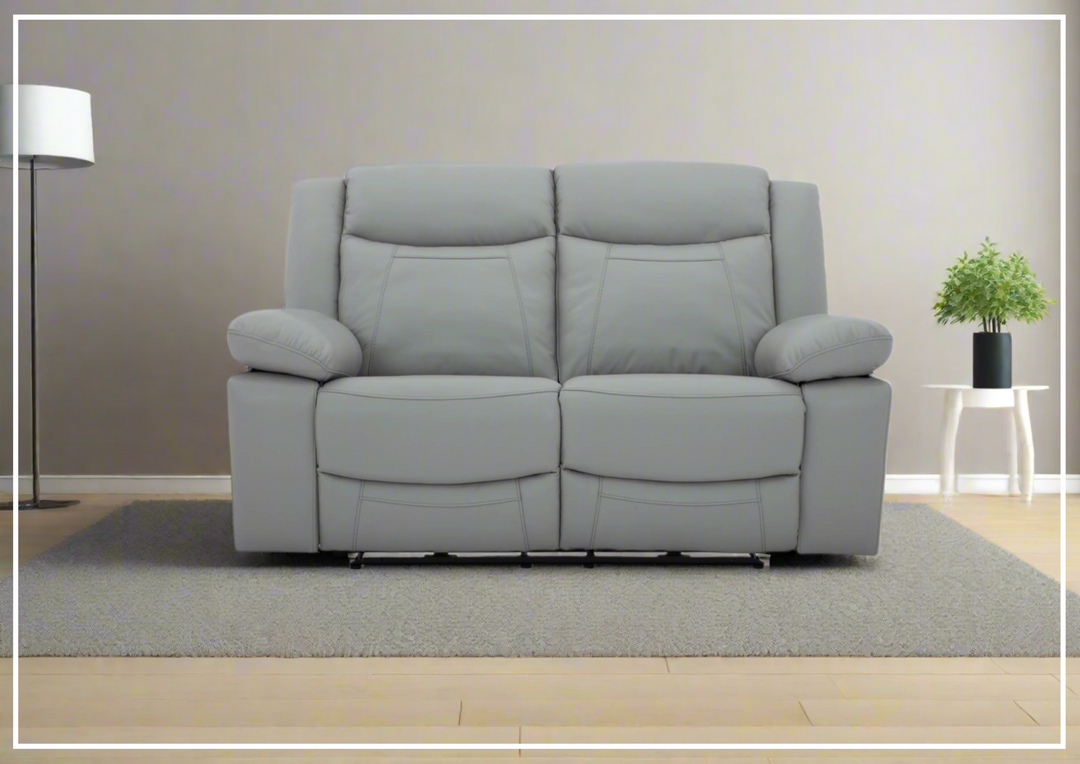 Gio Italia Wyatt Dual Power Leather Recliner Loveseat-SOFABED