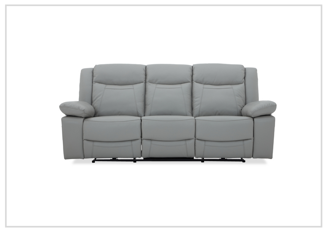 Wyatt Modern  3-Seater Leather Recliner Sofa- SOFABED