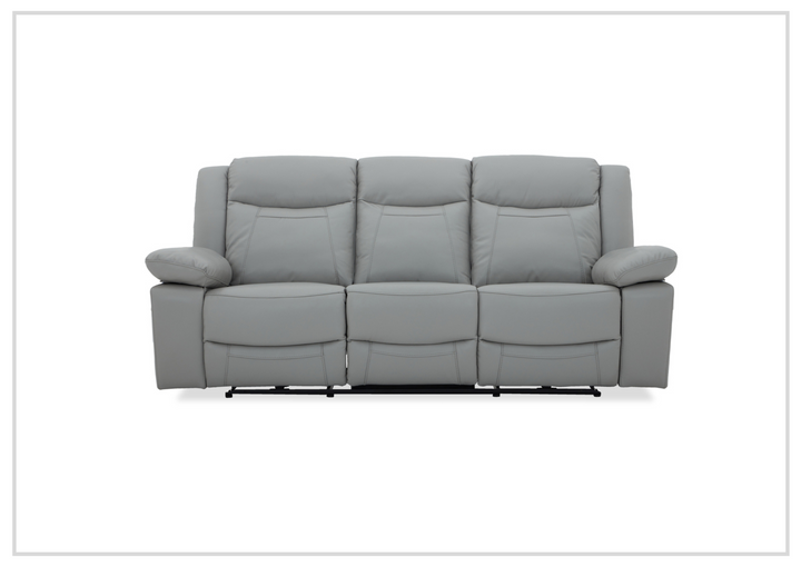 Wyatt Modern  3-Seater Leather Recliner Sofa- SOFABED
