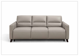 Gio Italia Granton Queen Leather Sleeper Sofa With Memory Foam Mattress