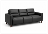 Gio Italia Granton Queen Leather Sleeper Sofa With Memory Foam Mattress