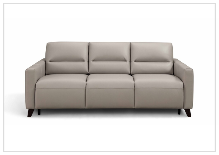 Gio Italia Granton Queen Leather Sleeper Sofa With Memory Foam Mattress