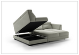 Halti Full XL Sectional Sleeper With Chaise Storage