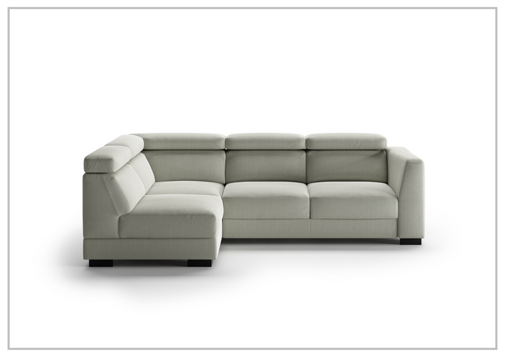 Luonto Halti Fabric Full XL Sectional Sleeper With Chaise Storage-SOFABED