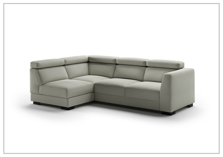 Luonto Halti Fabric Full XL Sectional Sleeper With Chaise Storage-SOFABED