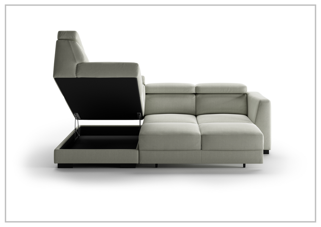 Halti Full XL Sectional Sleeper With Chaise Storage