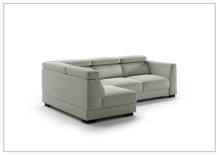 Luonto Halti Fabric Full XL Sectional Sleeper With Chaise Storage