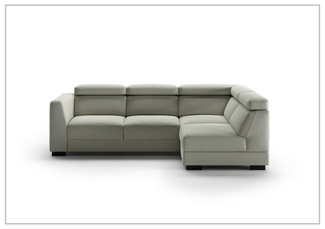 Luonto Halti Fabric Full XL Sectional Sleeper With Chaise Storage