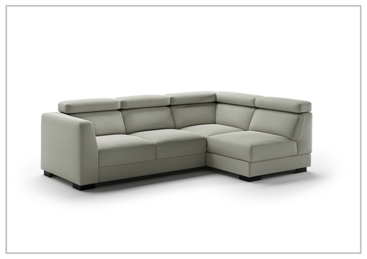 Luonto Halti Fabric Full XL Sectional Sleeper With Chaise Storage