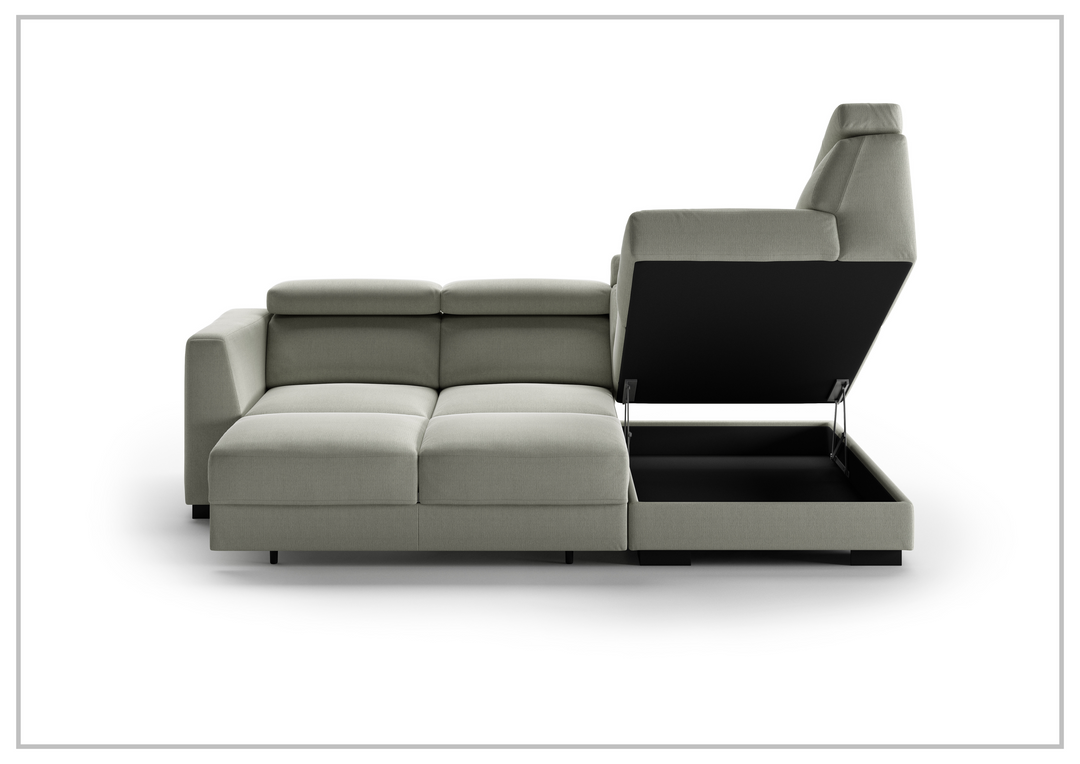 Halti Full XL Sectional Sleeper With Chaise Storage