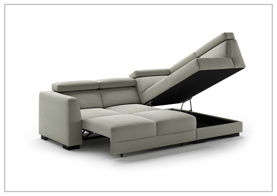 Halti Full XL Sectional Sleeper With Chaise Storage