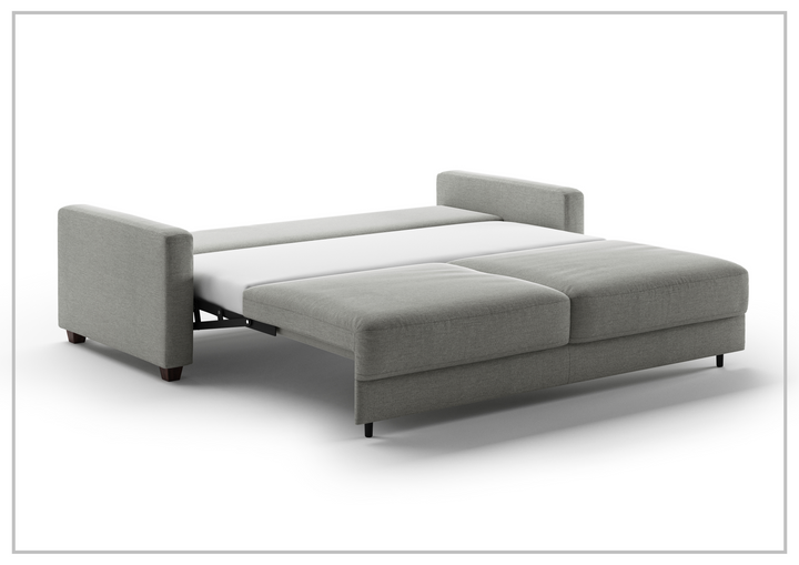 Luonto Hampton Sleeper in King and Queen Size With Walnut or Chrome Leg Finish-SOFABED