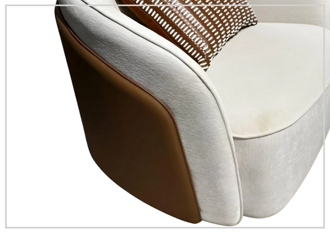 Clause Off-White | Upholstered Lounge Chair | Klaussner - SOFABED