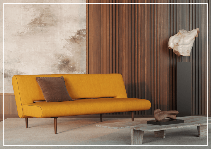 Innovation Living Unfurl Fabric Sleeper Sofa with Pocket Spring