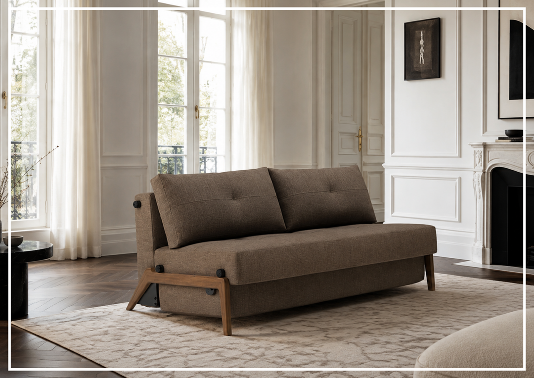 Innovation Living Cubed Fabric 2-Seater Queen Sized Sleeper Sofa