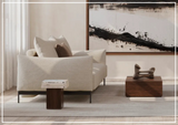 Innovation Living Malloy 2-Seater Fabric Sofa Bed With Ottoman